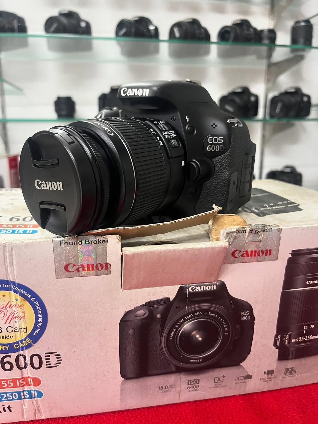 Canon EOS 3000D + Lente 55-250mm – Seminova Completa