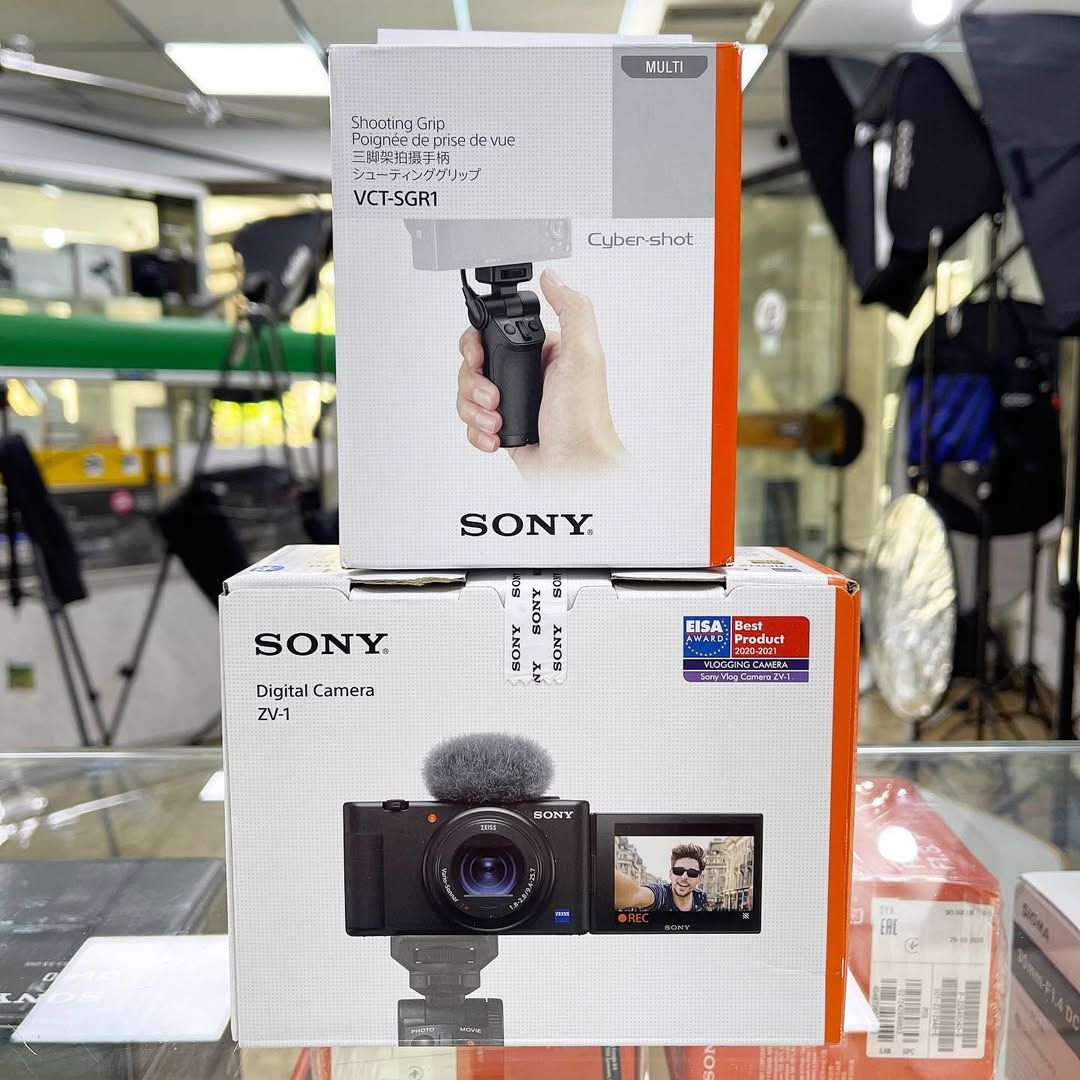 Sony ZV-1 Lacrada + Estabilizador de Mão Sony Lacrado
