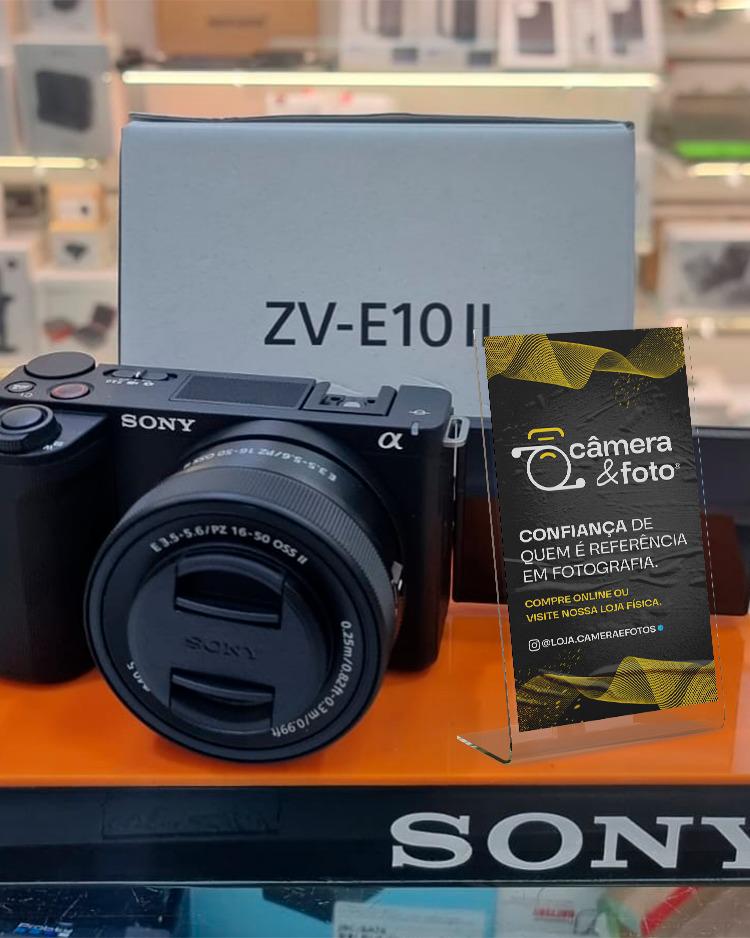 Sony ZV-E10 Mark II + lente do kit + caixa 📸🔥