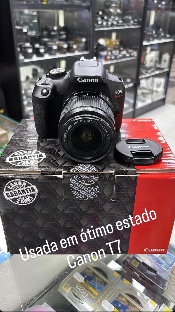 Câmera Canon T7 Lente do kit 📸🔥