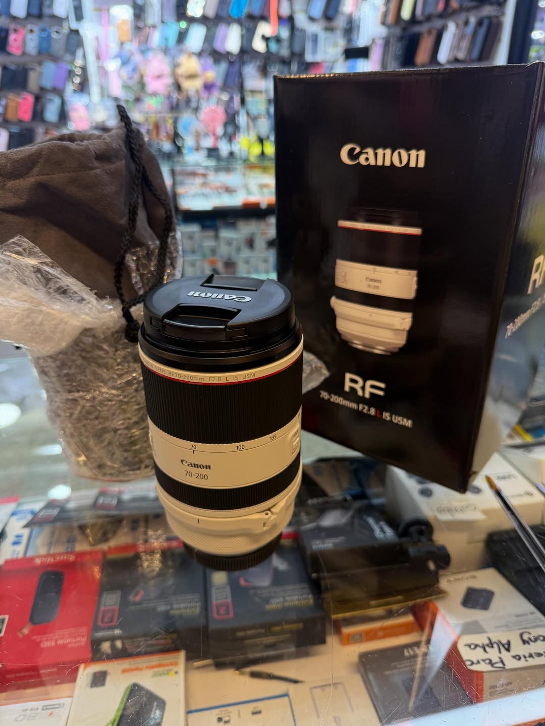 Lente Canon RF 70-200mm f/2.8 L IS USM seminova disponível!