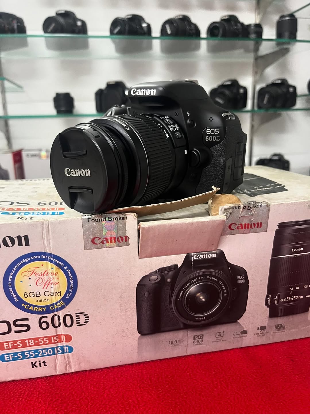 Canon EOS 3000D + Lente 55-250mm – Seminova Completa